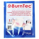 Hidrogeliniai Tvarsciai Nuo Nudegimu Burntec.5x5 Cm